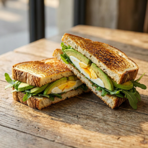 avocado egg toastie Sheilaz Kitchen