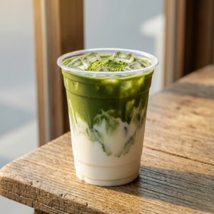 matcha iced latte Sheilaz Kitchen