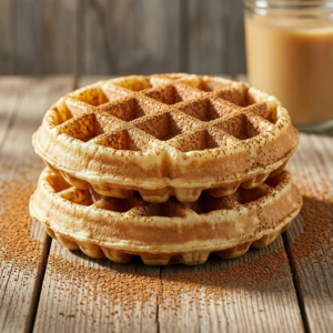 two cinnamon sugar waffles Sheilaz Kitchen